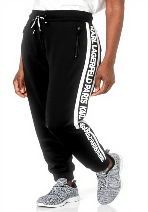 KARL LAGERFELD Damen Jogger Block Letter Logo Trainingsanzug