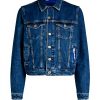 KARL LAGERFELD JEANS Denim Jacke Damen Blau Bio-Baumwolle