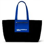 Karl Lagerfeld Jeans Shopper Damen Schwarz Pocket Tasche