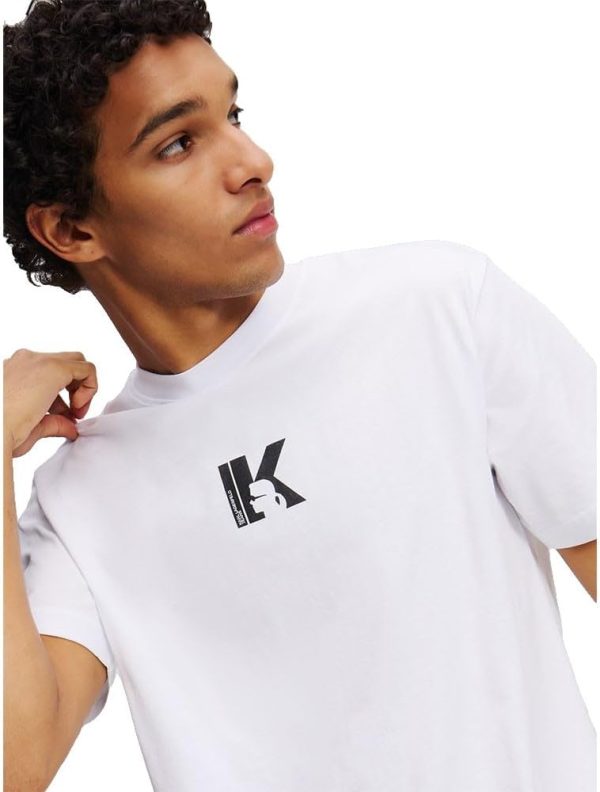 Karl Lagerfeld Jeans T-Shirt Herren Klogo Design Baumwolle-4