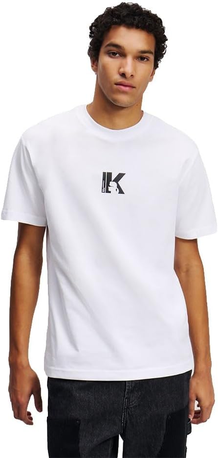 Karl Lagerfeld Jeans T-Shirt Herren Klogo Design Baumwolle-0