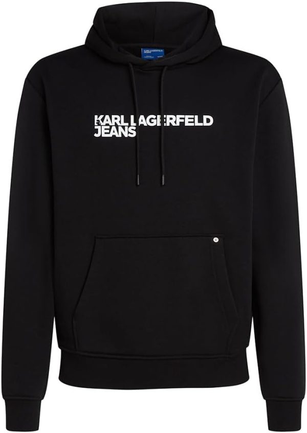 Karl Lagerfeld Jeans Hoodie Herren Logo Design-1