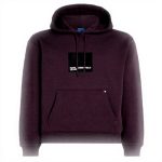 Karl Lagerfeld Kapuzenpullover Herren Logo Hoodie Plum