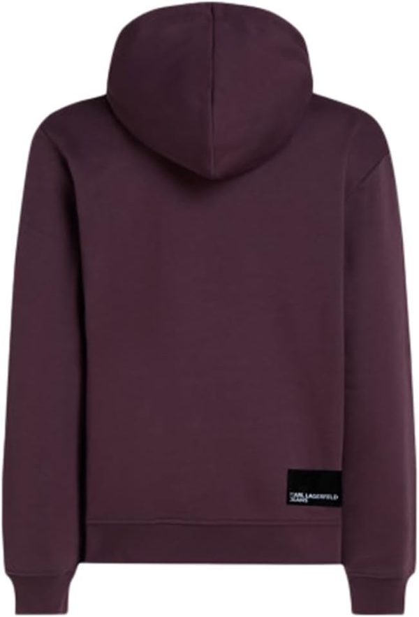 Karl Lagerfeld Kapuzenpullover Herren Logo Hoodie Plum-1