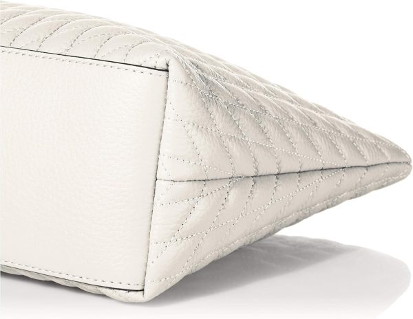 Karl Lagerfeld Shopper Damen Tragetasche Ledersteppung Deep-3