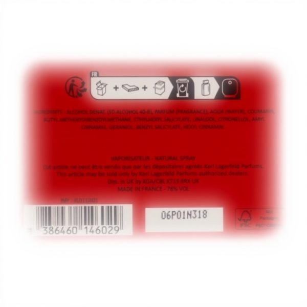 Karl Lagerfeld Rouge Eau de Parfum Damen Duft 85ml