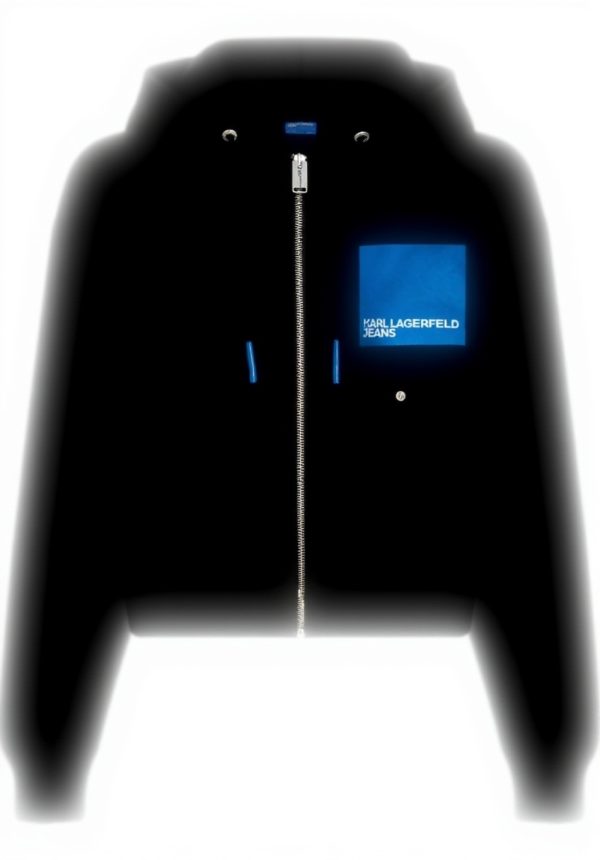 Kapuzenpullover Damen KARL LAGERFELD JEANS Reißverschluss