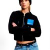 Kapuzenpullover Damen KARL LAGERFELD JEANS Reißverschluss