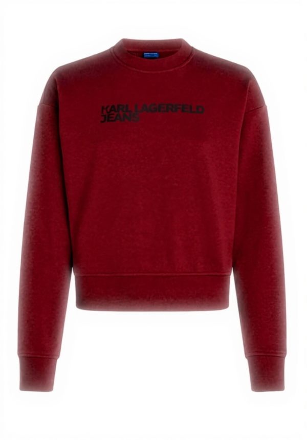 Karl Lagerfeld Jeans Sweatshirt Damen Logo Organic Cotton