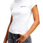Karl Lagerfeld Jeans Slim T-Shirt Damen Bio-Baumwolle