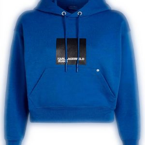 Karl Lagerfeld Logo Hoodie Damen Kapuzenpullover nachhaltig
