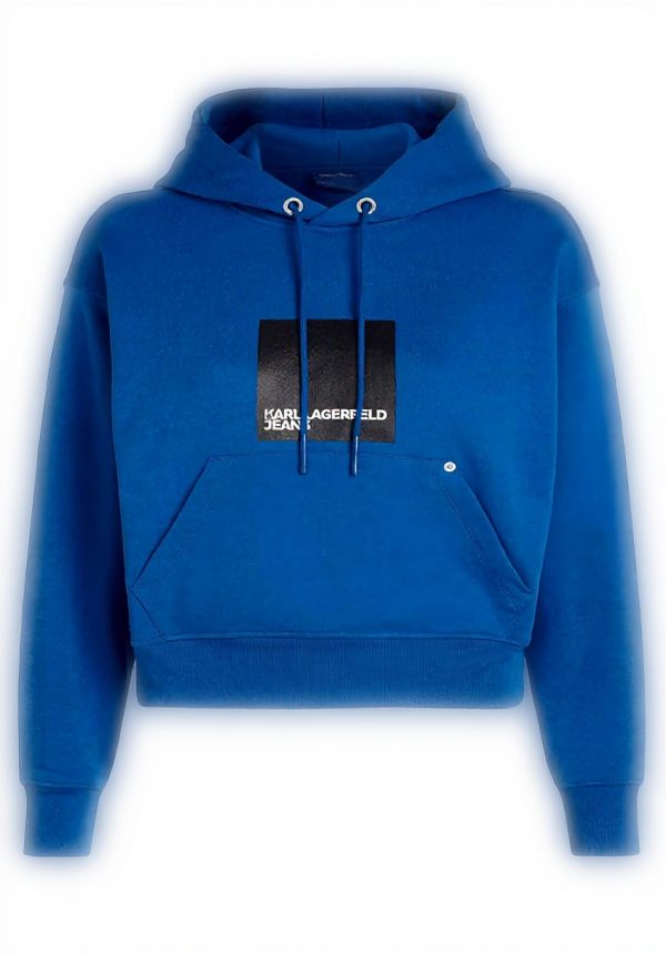 Karl Lagerfeld Logo Hoodie Damen Kapuzenpullover nachhaltig