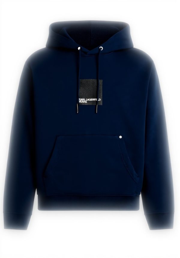 Karl Lagerfeld Jeans Hoodie Herren Bio-Baumwolle Box Logo