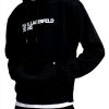 Karl Lagerfeld Jeans Hoodie Herren Logo Schwarz Wood Ash