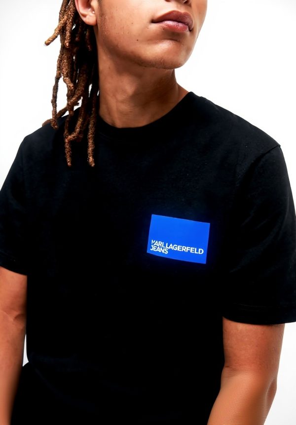 Karl Lagerfeld T-Shirt Herren Bio-Baumwolle Logo Design