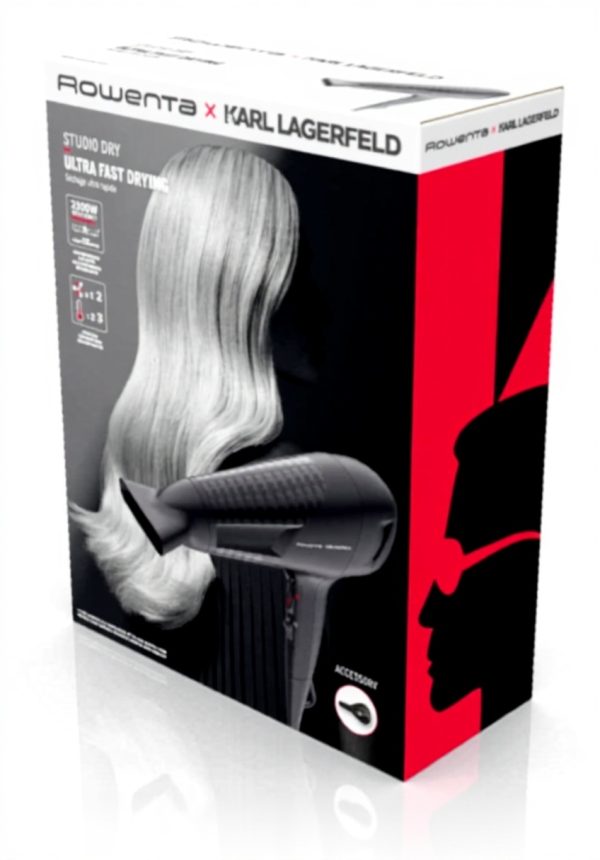 Rowenta Haartrockner Karl Lagerfeld energiesparend Thermo