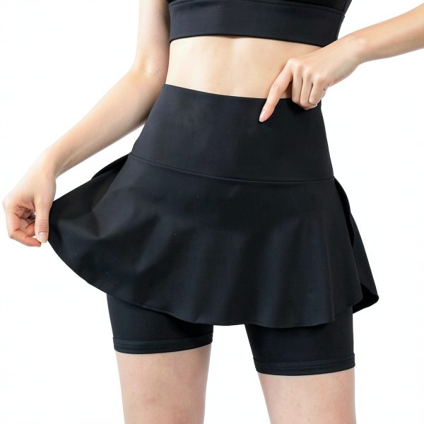 MALSSE Yogahose Reißverschlusstaschen hohe Taille Fitness