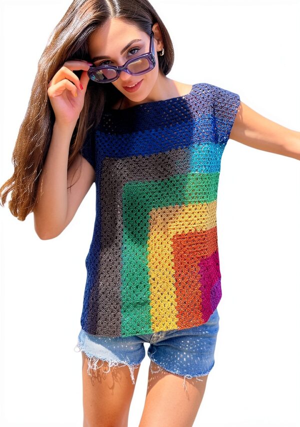 DELIMALI Damen T-Shirt Strickmaterial lässig All-Match-0