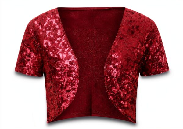 Generisch Damen Kapuzenjacke Weich Einheitsgröße Schwarz Rot-2