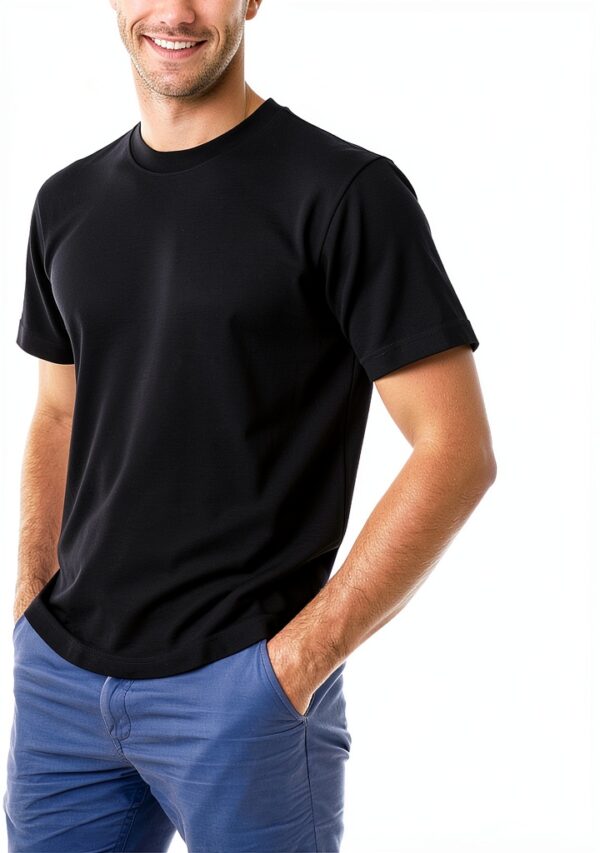 FCVesdxa44 Herren T-Shirt Vintage Blumenprint Kurzarm Basic-1