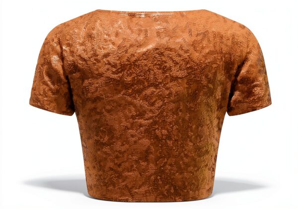 Generisch Pailletten Cropp Veste Damen glamourös Tanz-3