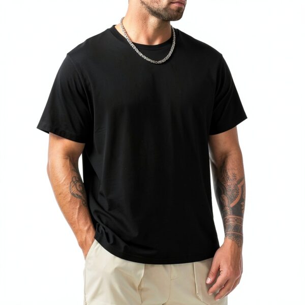 MILAN SPRING Unisex T-Shirt gedruckt bequem Freizeit-4