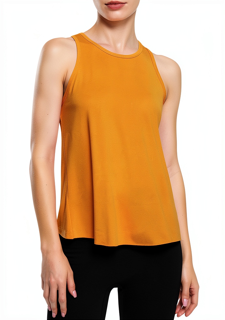 Damen-Tanktop in Violett mit Schwalbenschwanzrücken
