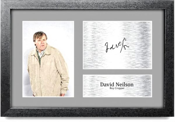 David Neilson Coronation Street Roy Cropper Autogramm Foto