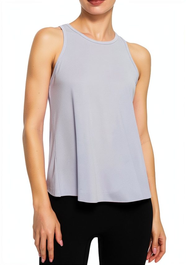 Generic Damen Tanktop Stretch Schwalbenschwanz Fitness