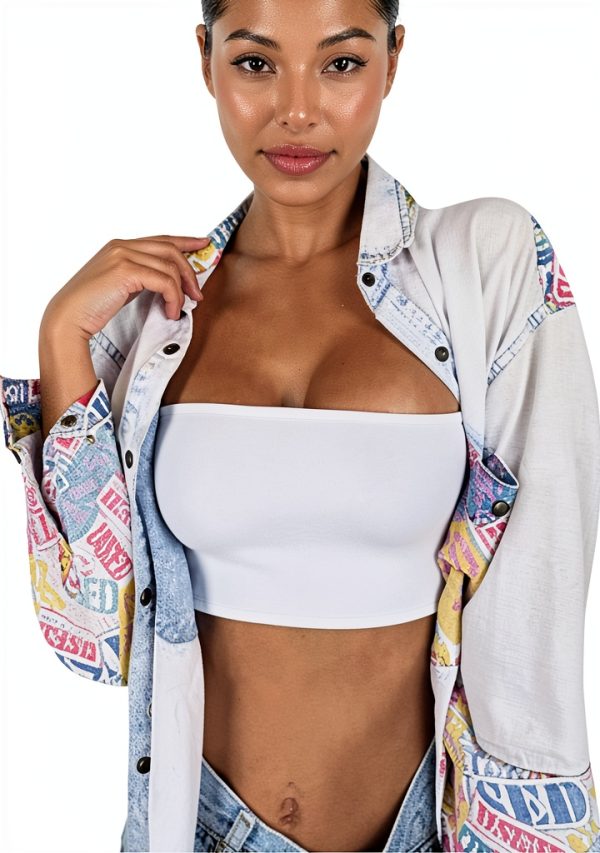 Damen Tanktop ärmellos sexy modisch lässig Farbe solide
