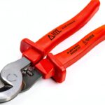 VDE Kabelzange Orange 9 Zoll Aluminium Nylon11 Elektriker-0