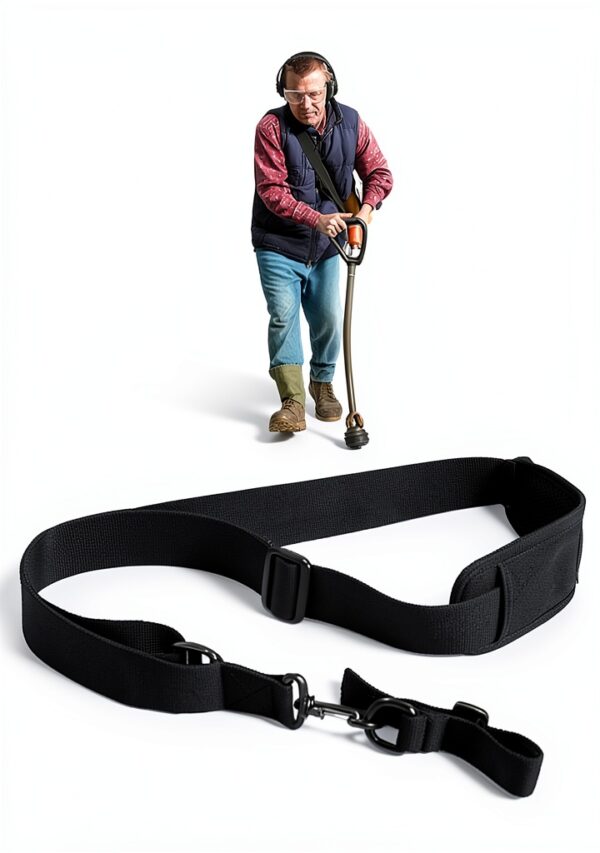TOYANDONA Schultergurt Nylon Trimmer Gartengerät Schwarz-1