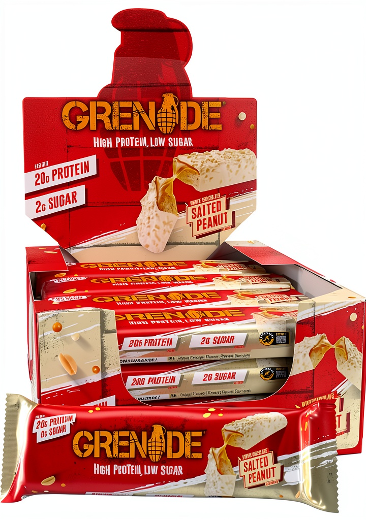 Grenade OREO White Proteinriegel im Hands-on-Test, geöffnet auf einem Fitnessstudio‑Tisch