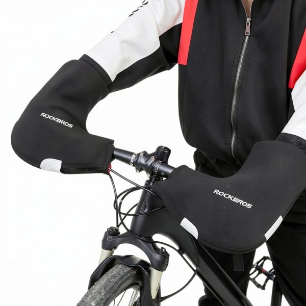 Doorslay Fahrradlenkerhandschuhe Schwarz Unisex-7