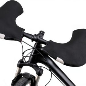 Doorslay Fahrradlenkerhandschuhe Schwarz Unisex-0