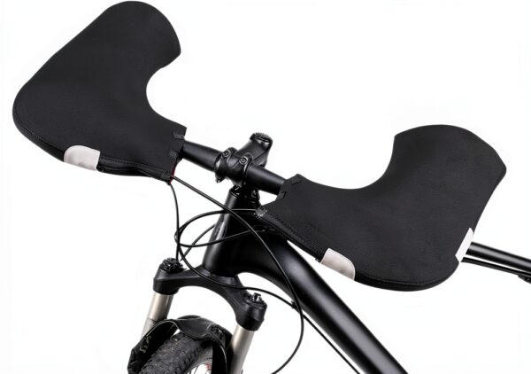 Doorslay Fahrradlenkerhandschuhe Schwarz Unisex-0