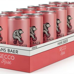 Hans Baer Secco Rosé Sekt 0,20 L (2er‑Pack) – Trocken, 9,5% Vol-0