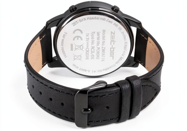 Zeit Bar Funkuhr Herren Armbanduhr mit Analog LCD Anzeige-7