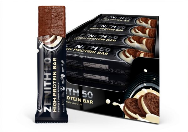 IronMaxx Zenith 50 High Protein Bar 12x100g Kokosnuss 16x45g Brownie-0