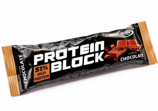 Protein Block Chocolate 15 Stück Best Body Nutrition Proteinriegel-0