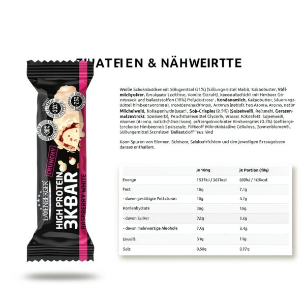 Layenberger 3K Proteinriegel Crunchy Dark Chocolate 45g-2