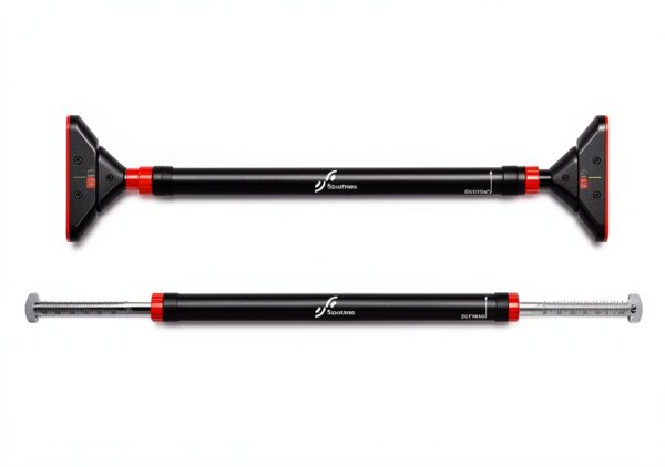 Sportneer Klimmzugstange Türrahmen Schwarz Rot Modell Y22-82001-67-2