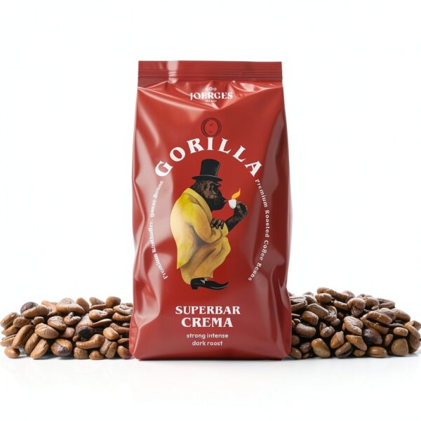 Espresso Gorilla 2x 1kg Super Bar Crema Joerges Säurearm Vollmundig-1