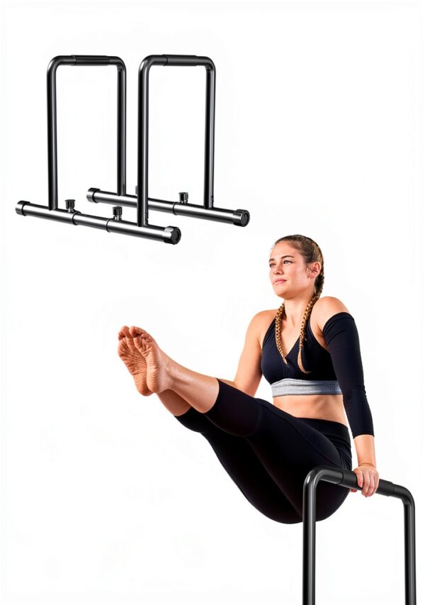 YOLEO Verstellbare Dip Barren 500 kg – tragbare Dip-Station, robust-6
