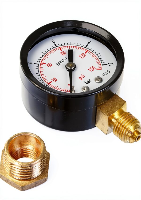 Manometer Aqua Control C6199 0 bis 10 Bar mit 1/4 und 1/2 Zoll Gewinde-0