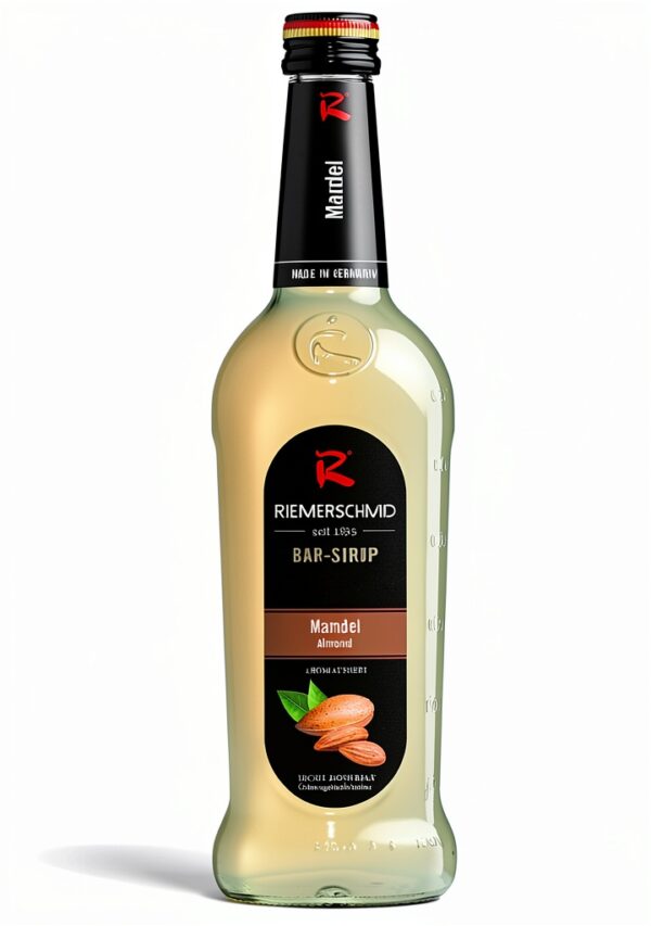 Riemerschmid Bar-Sirup Mandel 0,7 l – alkoholfrei, lange Haltbarkeit-0