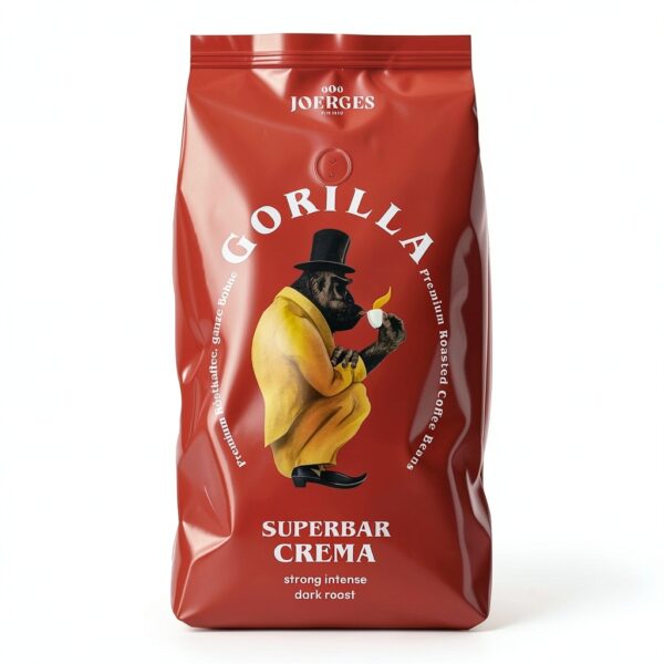Espresso Gorilla 2x 1kg Super Bar Crema Joerges Säurearm Vollmundig-2