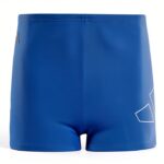 Adidas Herren Big Bars Swim Boxers Royal Blue Größe XS S-0