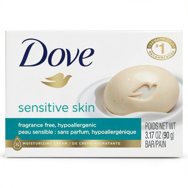 Dove beauty bar soap with moisturizing lotion for sensitive skin - 3.15 Oz by UNILEVER.-0