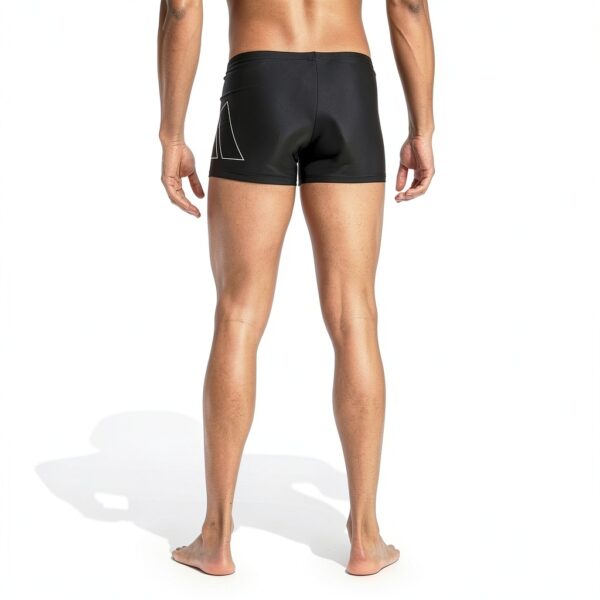 Adidas Herren Big Bars Swim Boxers Schwarz – recyceltes Nylon-3